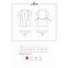 Szlafrok Obsessive Alluria peignoir