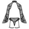 Abierta Fina Bolero Top Delicate Lace Set 2251493