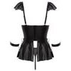 Cottelli Bondage Style Babydoll Set with Handcuffs