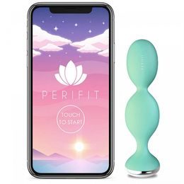 Trener dopochwowy PERIFIT KEGEL EXERCISER Z APLIKACJĄ zielony