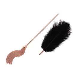 Rosy Gold - Feather Tickler & Whip