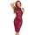 Cottelli Long Lace Dress 2718979 Red