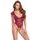 Cottelli Lace Crotchless Body with Stimulating Pearls 2644932 Red