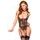 Abierta Fina Shelf Bra Crotchless Body with Chains 2644924 Golden