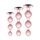 Rosy Gold - anal dildo set (rose gold)