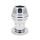 Generique Plug Tunnel Alu Mini Hollow L 7 x 5 cm