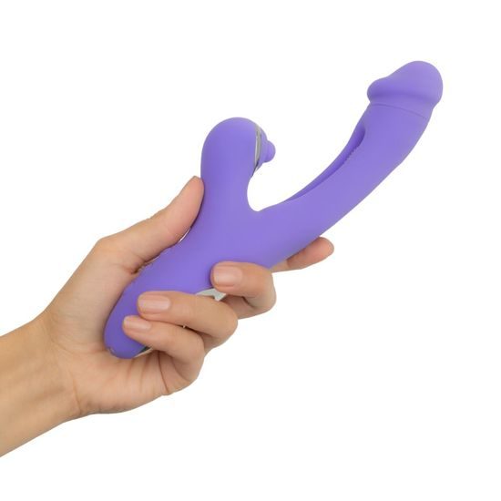 Good Vibes Only Tess Rabbit Vibrator with G-Spot Stimulator Purple