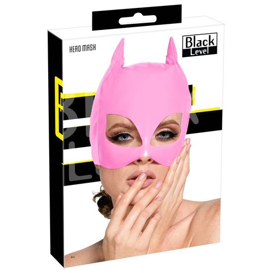 Black Level Vinyl Cat Mask Pink