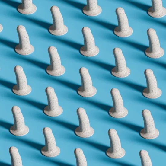 Biird Boo flexibilní dildo s přísavkou 14 x 5 cm