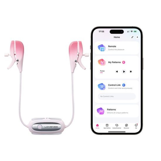 Lovense Gemini App-Controlled Vibrating Nipple Clamps