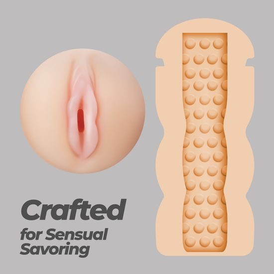 Crushious Fappucino Creamy Puss Portable Vaginal Masturbator