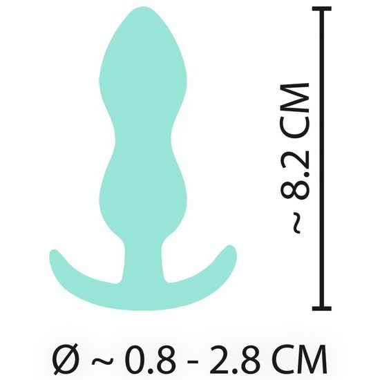 You2Toys Cuties Mini Butt Plug 556939 Mint