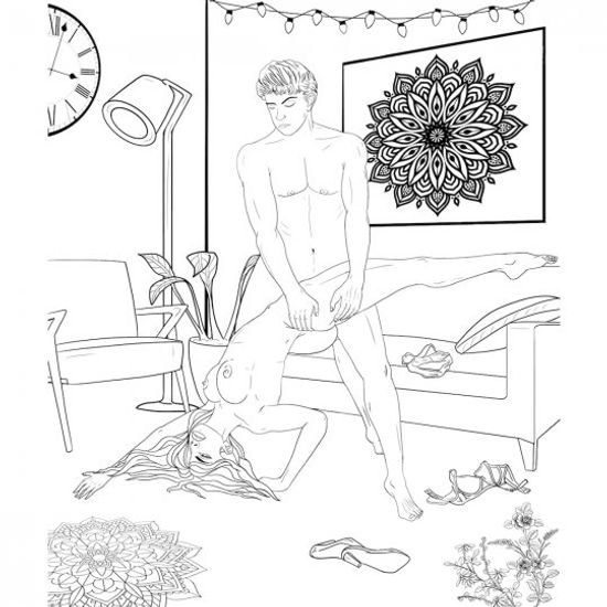 Kolorowanki dla dorosłych – Kamasutra omilovánky