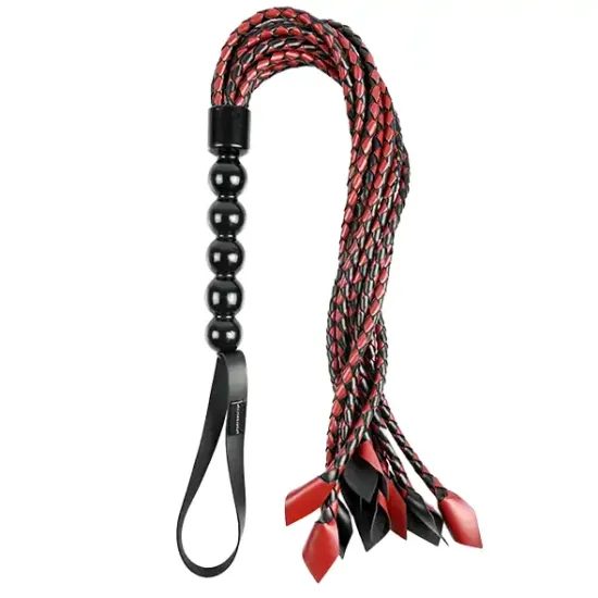 Dzianinowy dwukolorowy flogger Saffron