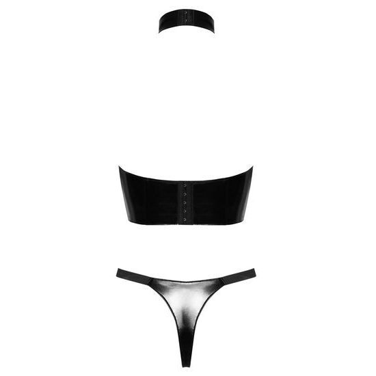 Black Level Open Cup Top Vinyl Set with Chains 2830469 Black
