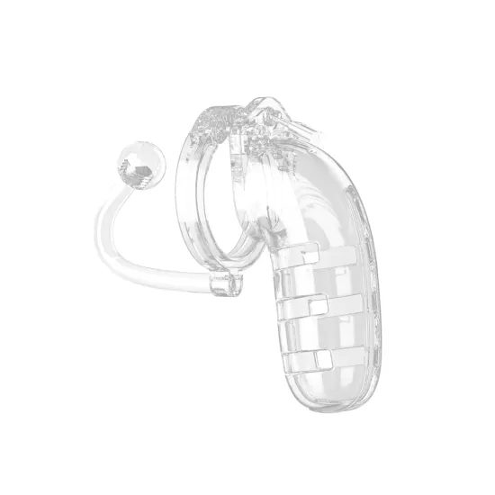 ManCage Model 12 Chastity Cock Cage with Plug
