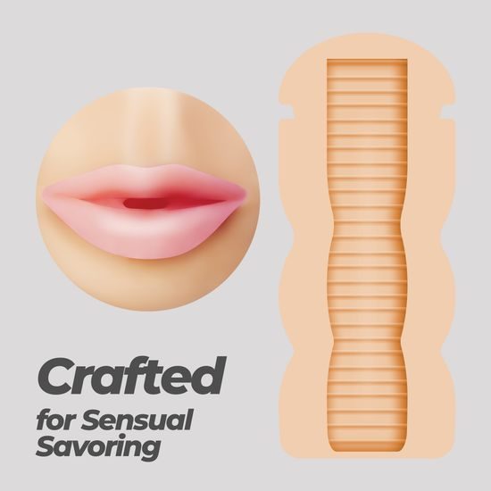 Crushious Fappucino Sweet Kiss Portable Oral Masturbator