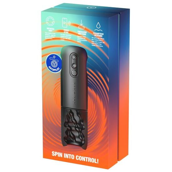 Arcwave Orbit Twisted Pleasure Rotating Stroker Black