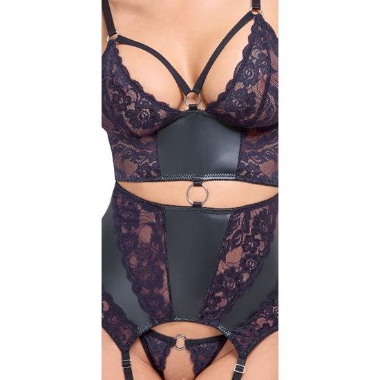 Cottelli OWN ME Basque Shiny Lace Corset