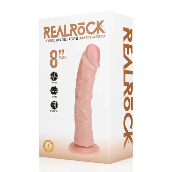 RealRock Rotating Curved Cock 20,5 cm