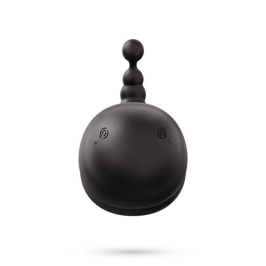 Crushious cocoon rechargeable vibrating egg with wireless remote control black
