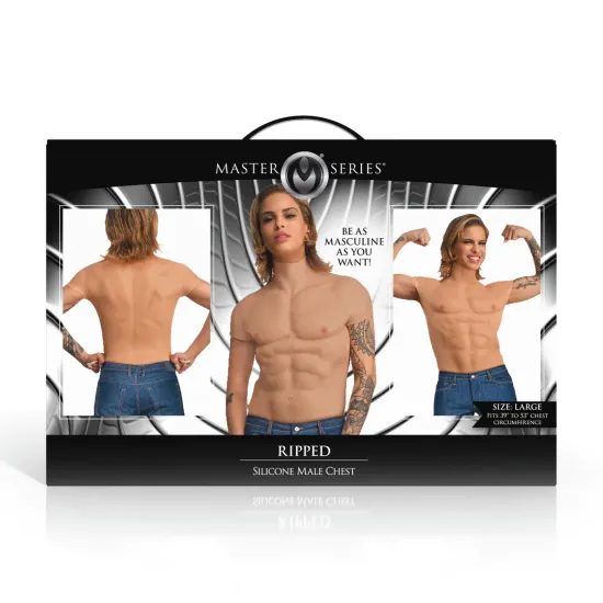 Ripped - Silicone Male Chest - Medium