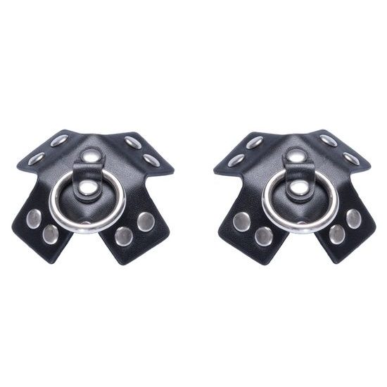 Cottelli Nipple Stickers SM Cross 0781983 Black