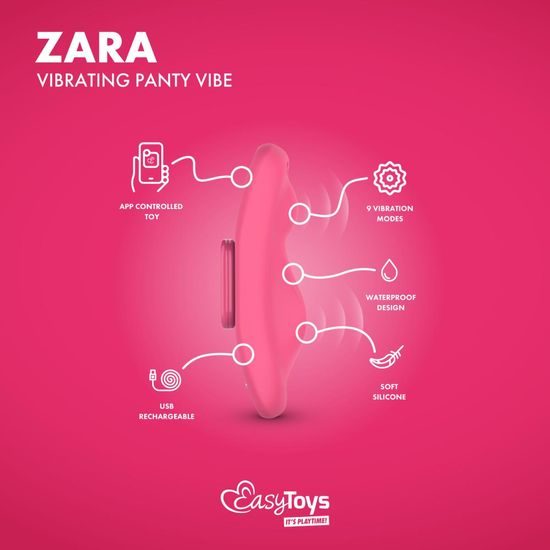 EasyConnect Panty Zara App Controlled Pink