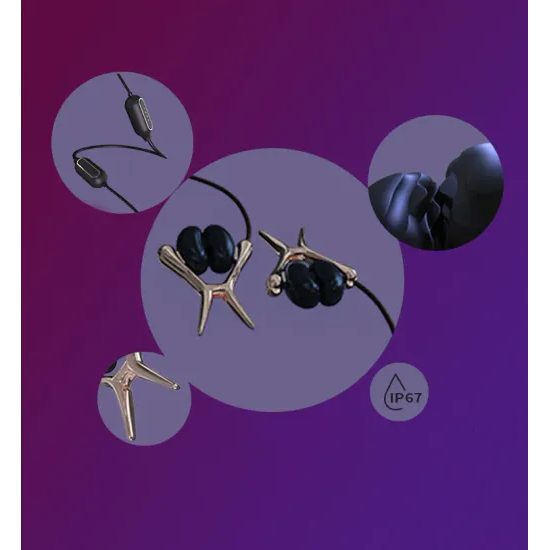 Tingon Vibrating Nipple Clamps