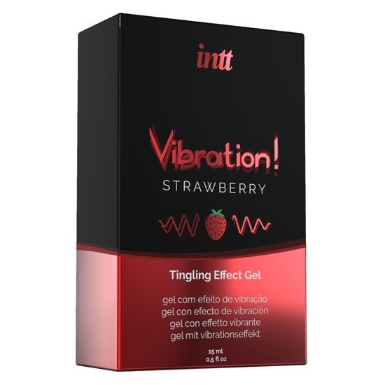 intt Vibration! Strawberry Tingling Gel 15 ml