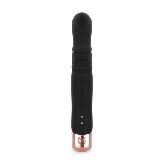 Rosy Gold Rabbit with Thrusting Function Black