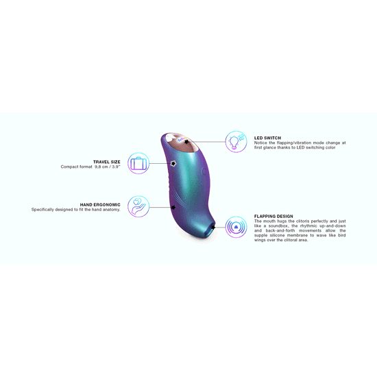 Believer Iridescent Berry clitoris stimulator