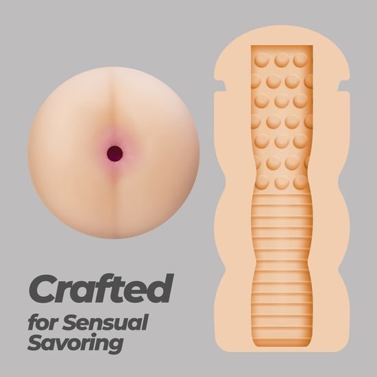Crushious Fappucino Hot Buns Portable Anal Masturbator