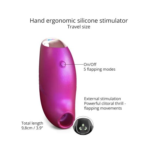 Believer Iridescent Berry clitoris stimulator