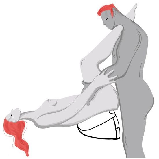 Liberator Poduszka klinowa w kształcie serca