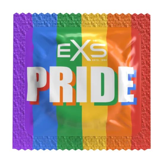 EXS Rainbow Flag Condoms 100szt
