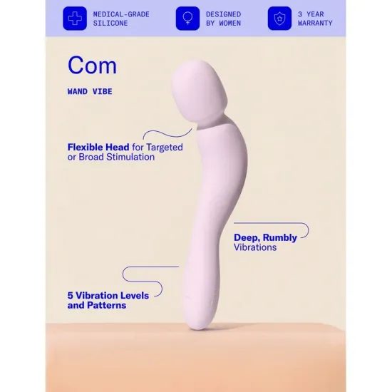 Dame Products Com Wand Massager Quartz