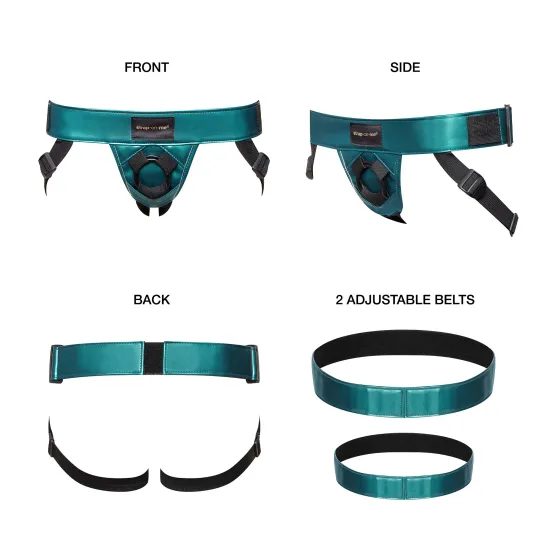 Strap-on-me Harness Curious Metallic Green