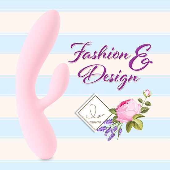 Vibrátor FeelzToys Lea Rabbit Soft Pink