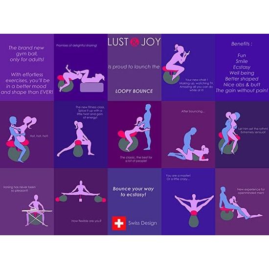 Fotel LOOPY BOUNCE z dildem DuoPack