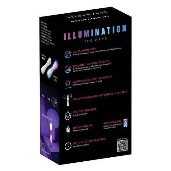 Paradise Pleasure Products - Illumination The Wand - White