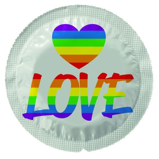 EXS Rainbow Flag Condoms 100szt