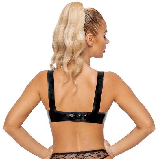 LateX Latex Bustier Black