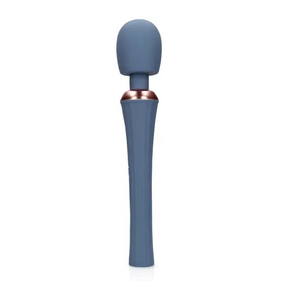 Loveline Powerful Wand Vibrator with Still Handle - Blue Nova
