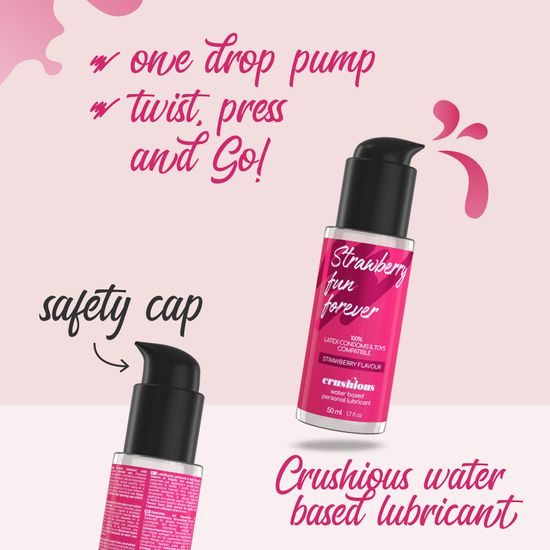 Crushious Strawberry Flavoured Lubricant 50 ml