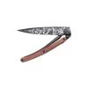 Nůž Deejo 1GB129 Tattoo Earth black 37g Coral wood Trek