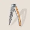 Nůž Deejo 9CB103 Tattoo 27g olive wood Terra Incognita