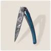 Nůž Deejo 1GB167 Tattoo Black 37g Van Life blue beech
