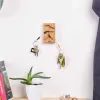 Věšák na klíče Fujfuj Mini 2 Oak Wood Black Nut
