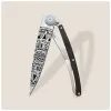 Nůž Deejo 1CB073 Tattoo 27g Ebony wood Aztec Sun